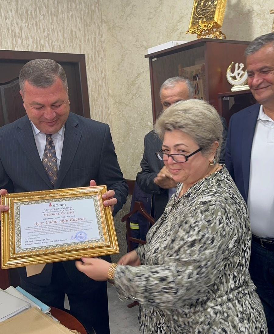 Əli Əmirov adına Neft və Qazçıxarma İdarəsinin rəisi Ayaz Bağırovun ürək sözləri Prezident İlham Əliyev haqqında